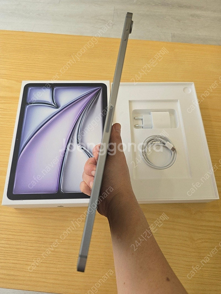 아이패드에어11스페이스그레이512gb M2 셀룰러+WIFI 단순개봉미사용판매합니다--7